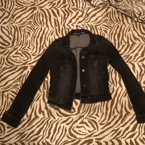 American eagle black denim jackets size M